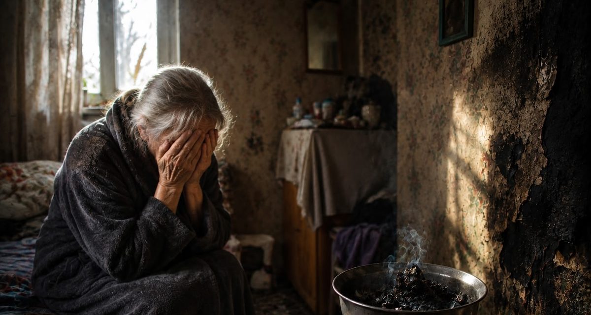 Пожар в квартире пожилой женщины начался после поджигания бумаги в металлической чашке